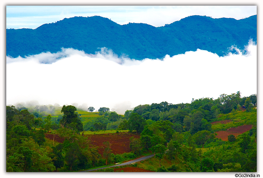 Cloud during rainy season in Araku valley 