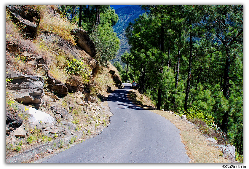 On the way to Bhekhli Mata Temple near Kullu