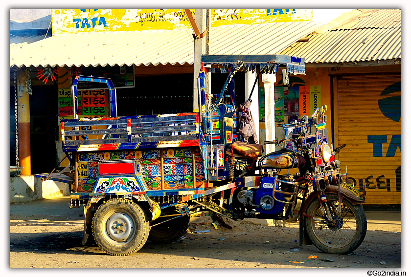 chakda rickshaw gujarat rural areas 