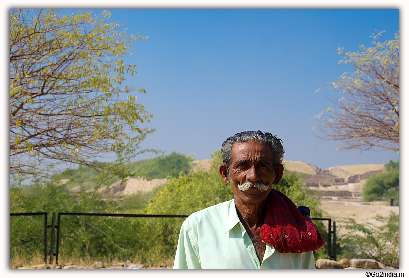 Local Tourist guide at Dholvira