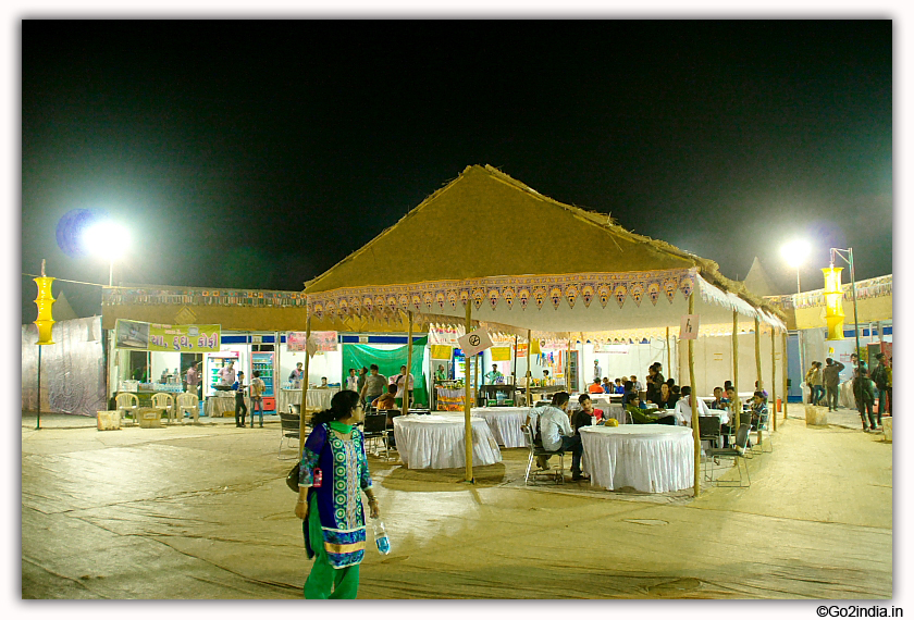 Rann Utsav stalls setup near tent city
