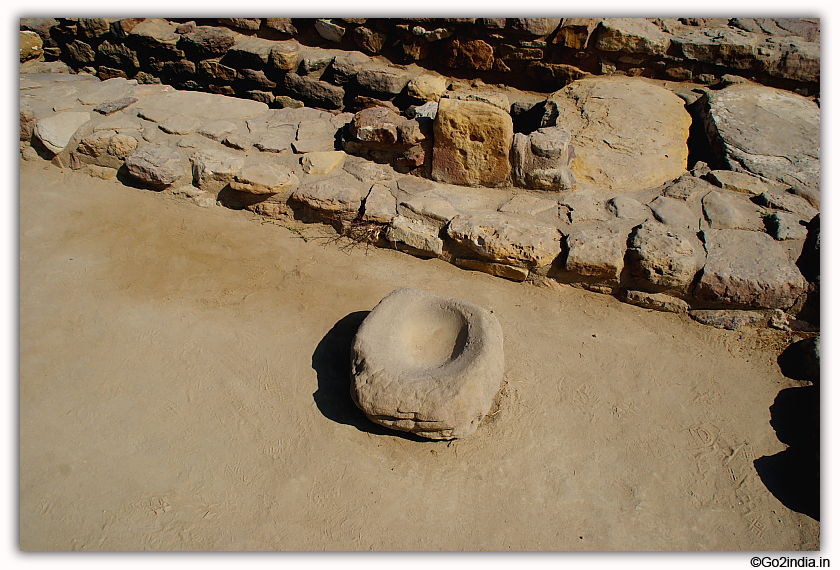Dholavira excavated site at Kutch Gujarat