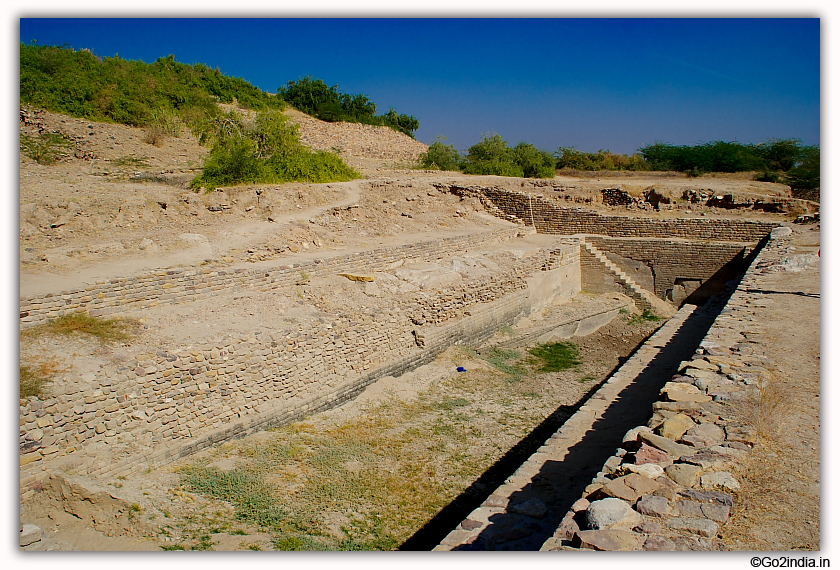Water storage tanks with steps at Dholavira