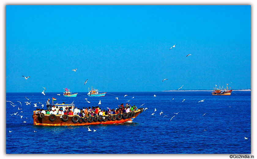 Bet Dwarka journey by boat 