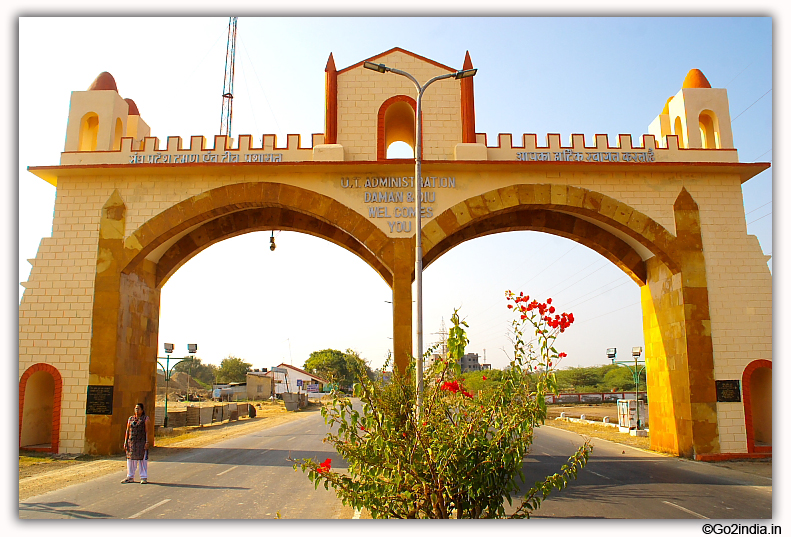 Entrance gate at Diu  