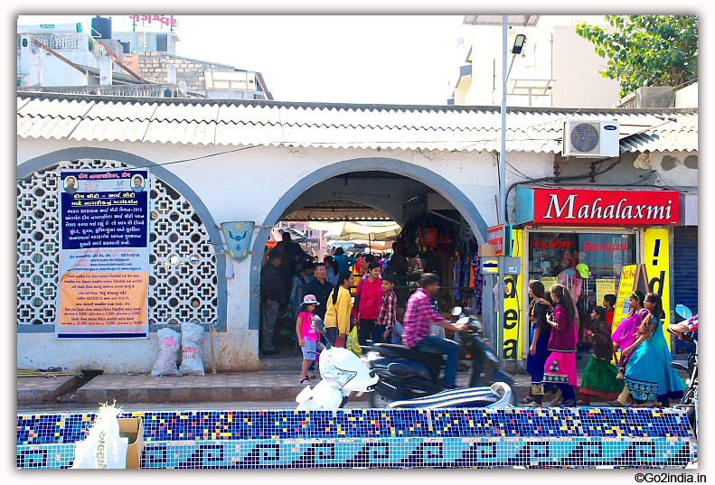 Diu local market near Jalandhar Beach  