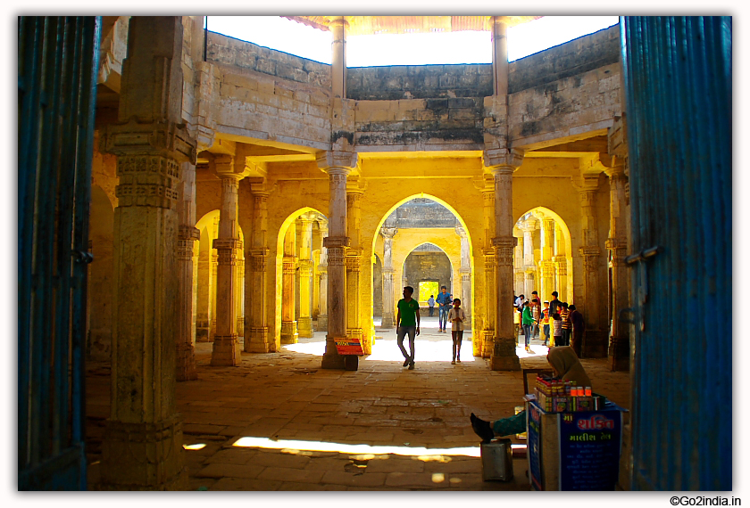 Ranakdevi palace inside Uparkot fort at Junagadh 