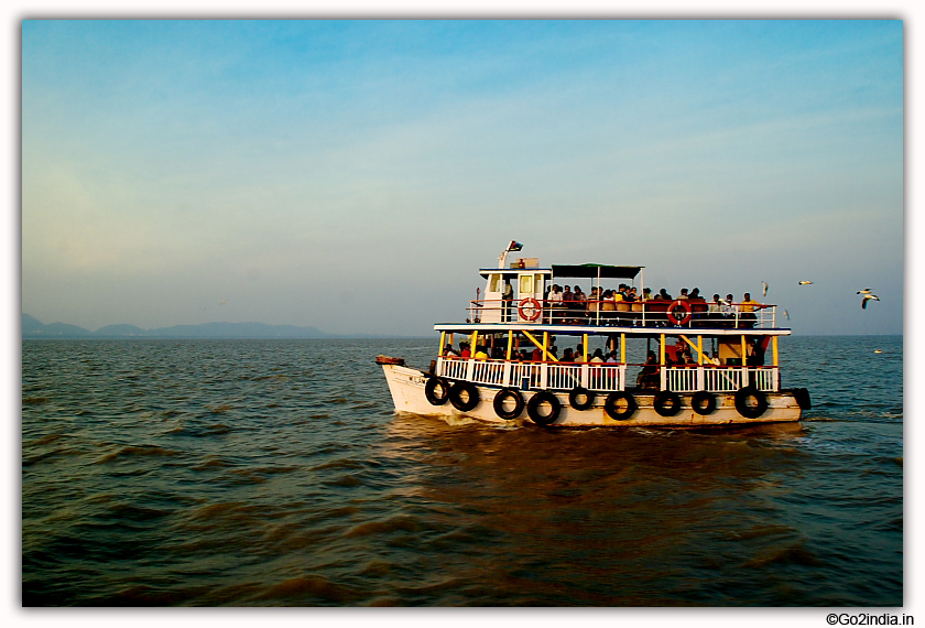 Elephanta Caves boat journey 