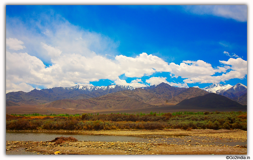 View by the side of Sindhu river 