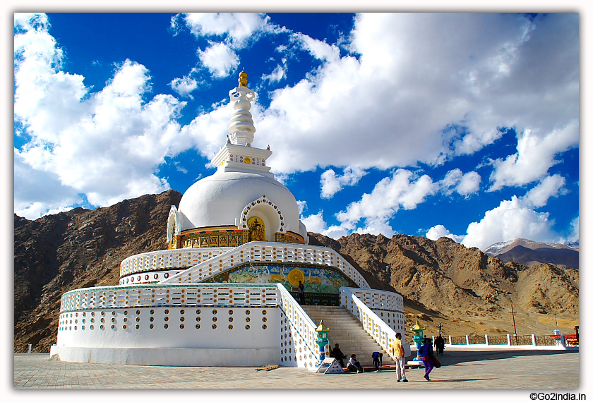 Shanti stupa at Leh 