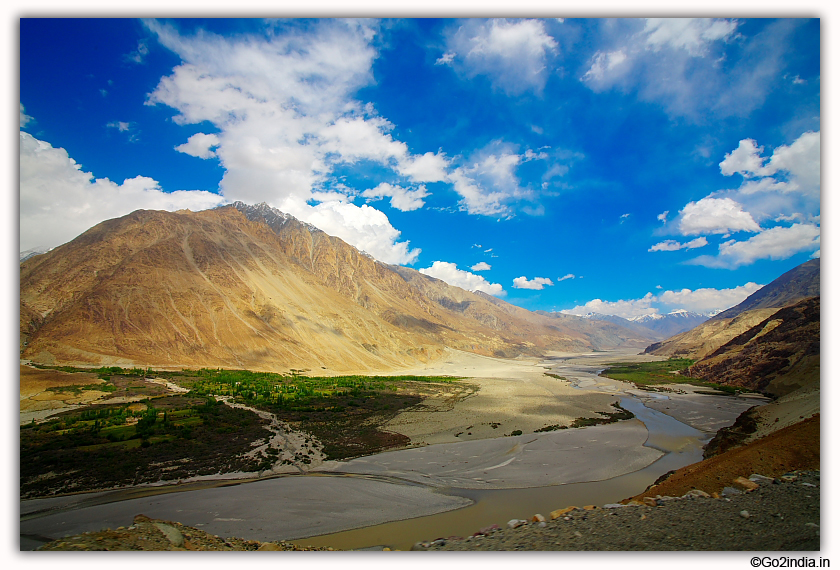 On the  way to Nubra valley at Ladakh