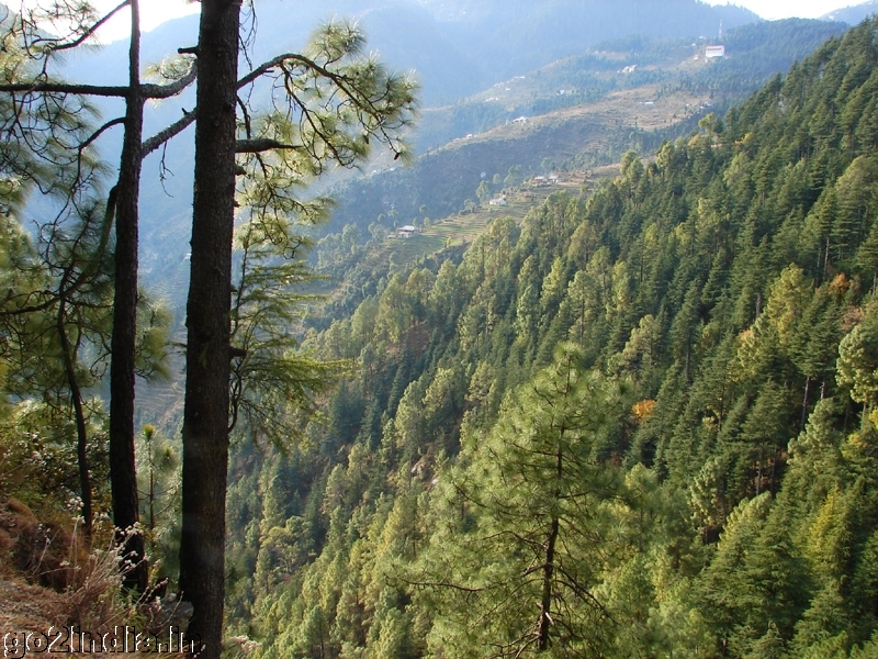 Landscape view of trekking to Chamba