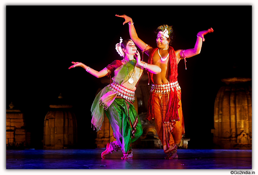 Mukteswar Dance Festival Radha & Krishna in dance performance 