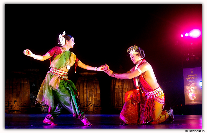 Mukteswar Dance Festival Krishna with Radha in Odissi Dance 