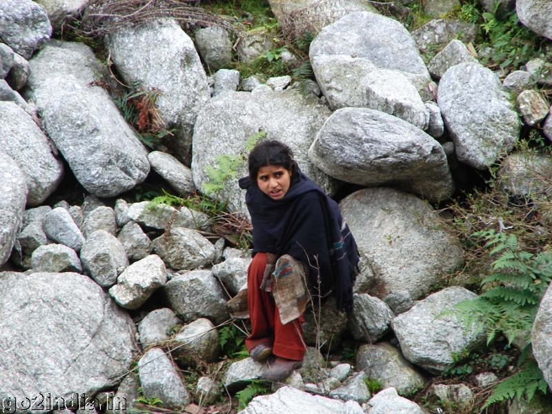 On the way to Khajjiar