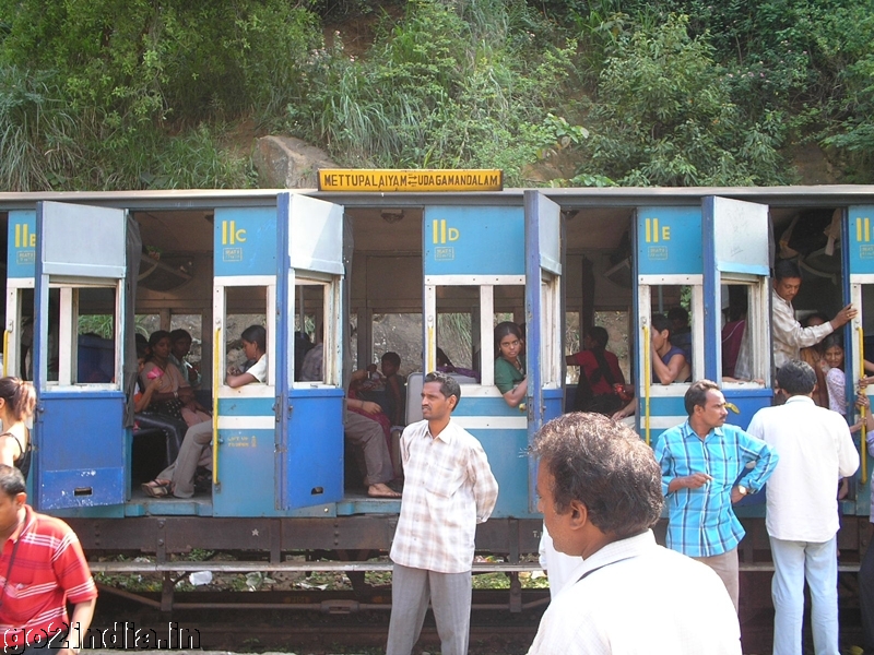 Ooty Train compartments