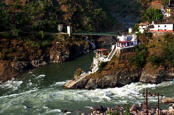 Rudraprayag confluence of rivers