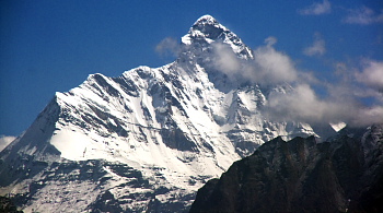 Nanda Devi peak from Auli