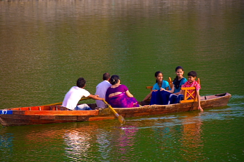 Boating at Bhimtal Lake