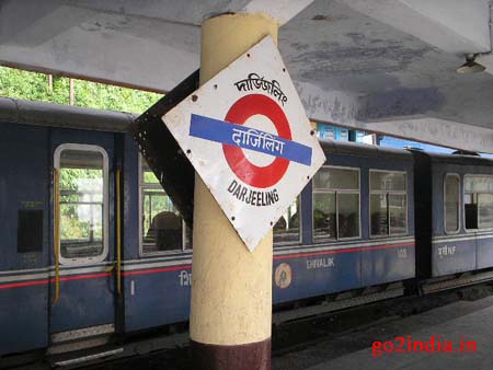 Toy Train at Darjeeling station